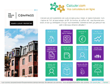 Tablet Screenshot of calculer.com